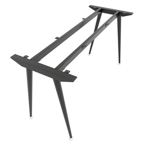 140x70cm HBCO005 Minimalist CONE System Desk with Assembled Iron Legs for Bedroom <b>Study</b> or Office Use Computer <b>Table</b> - Product Image 3
