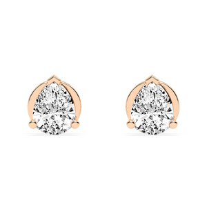 AIPS-005EA Classic Sparkling Diamond 0.436 ct <b>Stud</b> for Women for in Platinum Yellow <b>Gold</b> or White <b>Gold</b> and <b>Rose</b> <b>Gold</b> - Product Image 1
