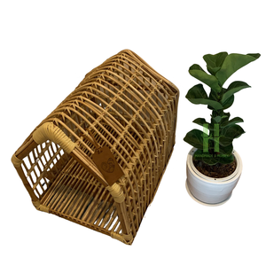 Eco Friendly Rattan Cat Bed Solid Rattan Cat House Best Choice <b>Dog</b> and Cat Kennel with Variety of Design and Color - Product Image 2