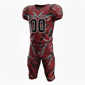 Conjunto de Uniforme de Fútbol Americano Sublimado Personalizado, Camiseta y Pantalones - Product Image 5