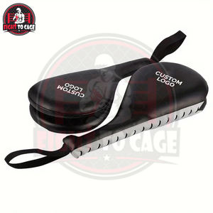 Cible d'entraînement de boxe en PVC et cuir PU durable, coussin de frappe, pagaies de frappe, entraînement de karaté et de kickboxing - Product Image 3