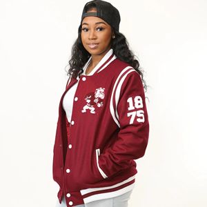 Veste universitaire Alabama A&M University Infinitive Apparel, personnalisée, premium, HBCU, respirante, en tricot, fourrure de lapin, hiver - Product Image 4