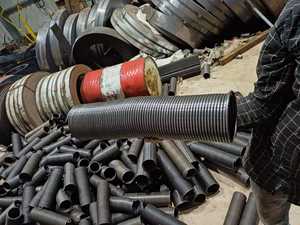 Cổ Phiếu Sẵn Sàng 8 Inch 2 Máy Đo Thiết Kế Công Nghiệp Ngoài Trời Cán Màn Trập Mùa Xuân Nhẹ Thép Cán Nóng Bởi Các Nhà Xuất Khẩu Cho Nhà Để Xe Sử Dụng - Product Image 3