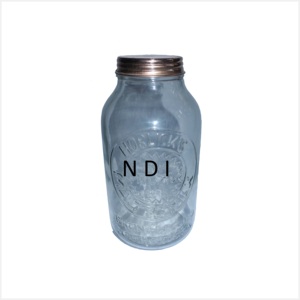 Récipient à aliments au design moderne Bocal en verre Bocal décoratif en verre Rangement des épices Bocal en verre - Product Image 2