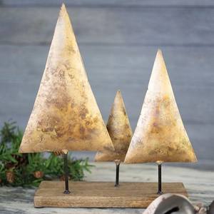 Ensemble de 3 dessus de table de Noël antiques en laiton de haute qualité pour la décoration de la maison - Product Image 6