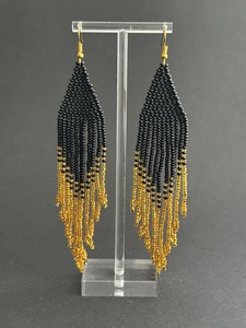 Boucles d'oreilles en perles Ombre faites à la main populaires bijoux pendants élégants pour une tenue quotidienne et de fête à bas prix - Product Image 4