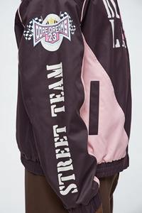 Chaqueta deportiva cortavientos con cremallera completa y logotipo personalizado para hombre, ropa deportiva con hilo de colores para gimnasio, ropa de entrenamiento para correr para hombre - Product Image 2