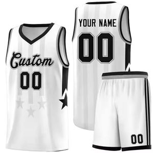 Ensemble de basketball personnalisé en gros, maillot et short, uniforme d'équipe créatif, design unique, séchage rapide, respirant, vêtements de sport personnalisés OEM - Product Image 5