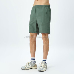 กางเกงขาสั้นไนลอน5นิ้วสำหรับผู้ชาย100% ระบายอากาศได้ดีพิมพ์โลโก้แบบลอกลายด้วยความร้อนได้ตามต้องการ - Product Image 3