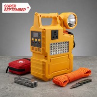 Station d'alimentation solaire portable LiFePO4 avec onduleur à onde sinusoïdale pure, contrôleur MPPT, Bluetooth, générateur de secours pour camping, camping-car et extérieur
