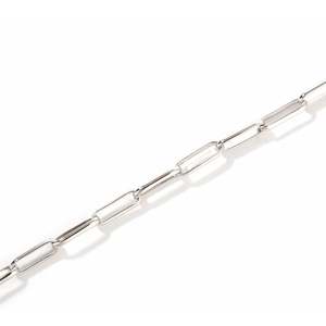 สร้อยคอเงินแท้ทรงคลิปหนีบกระดาษ ดีไซน์โดดเด่น เหมาะสำหรับเป็นของขวัญ - Product Image 2
