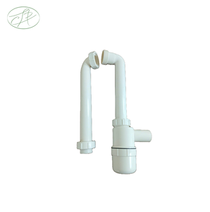 Kit de descarga de urinario de plástico PP blanco moderno, sistema de drenaje antiolor de alta calidad para cocina, inodoro, baño, color personalizable - Product Image 1
