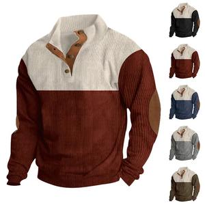 Chemises pour hommes de conception pénale de qualité supérieure Sweat-shirt pour hommes respirant personnalisé élégant 100% sweats à col rond en coton biologique - Product Image 1