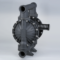 Pompe à double diaphragme pneumatique en alliage d'aluminium GK 2 pouces 50 mm avec corps central en PP pour eau et eaux usées