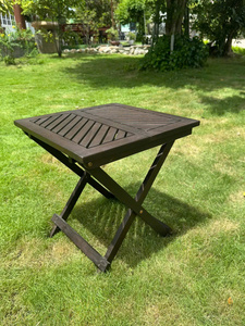 Mesa de sitio marrón - Product Image 1