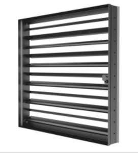 Un amortisseur à collier en aluminium est un composant CVC compact utilisé pour contrôler et équilibrer le débit d'air dans un système de ventilation - Product Image 1