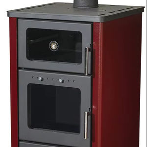 Dorello Smart Heating Red Pellet Stove con horno Solución de cocina práctica - Product Image 1
