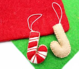 Adornos de Navidad hechos a mano, adornos colgantes de dulces de Navidad, decoración de Navidad - Product Image 3