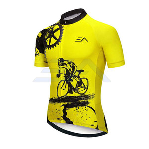 Ensemble d'uniformes de cyclisme d'été pour hommes, course, respirant, écologique, 100% polyester - Product Image 3