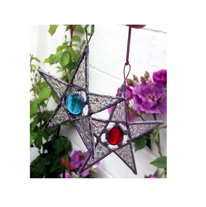 Indian Factory Supply Ready to Ship Multiple Metal Star Hanging <b>Mini</b> Tealight Candle <b>Lantern</b> for Home Decor - Product Image 2