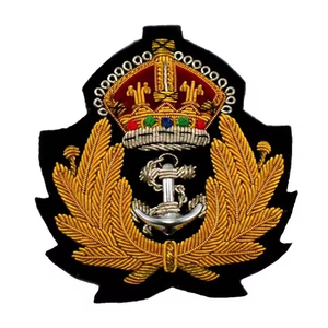 2024 Phong Cách Mới Chất Lượng Cao Giao Hàng Nhanh Chóng 3D Thiết Kế Tay Thêu Vàng Phù Hiệu Dây May Trên Hạt Bán Buôn Nhà Cung Cấp - Product Image 3