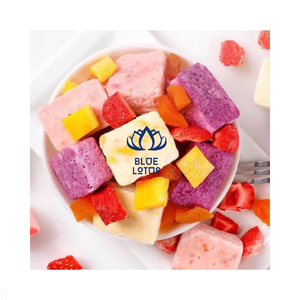 Cubos de yogur sabroso Aperitivo liofilizado con sabor fresco - Product Image 1