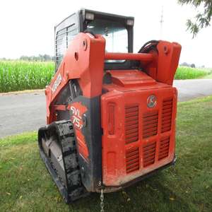 Kubota-Pala cargadora frontal con cilindro hidráulico Huade, 4x4, con motor PLC, carga nominal de 9 toneladas, al mejor precio a la venta - Product Image 1