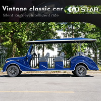 Voiture électrique vintage Go Star certifiée (GCC/Eec/Dot/CE) 11 places, autonomie de 90 km, garde au sol de 250-300 mm, 30 km/h