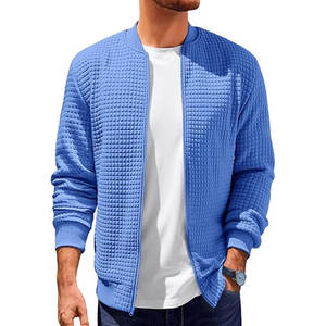 Último diseño al por mayor hombres Vintage Denim Bomber chaqueta invierno ligero cremallera Logo impresión ropa Casual 2025 - Product Image 6