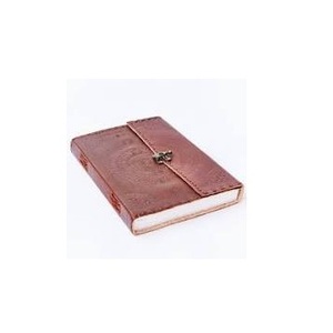 Leather Journal Key Lock Diary with Handmade Deckle Edge Paper <b>Vintage</b> Leather Bound Journal Personalized Gift for Daily Use - Product Image 4