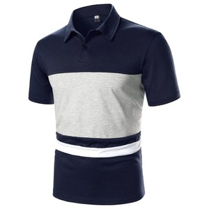 Polo de haute qualité pour hommes avec design personnalisé et logo court longueur dernier style rayé tissu respirant-personnalisable - Product Image 6