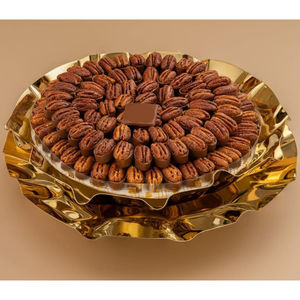 Tazón de dulces de chocolate Chapado en plata moderno Tazón de chocolate redondo de metal de calidad superior para suministros de catering para eventos - Product Image 2