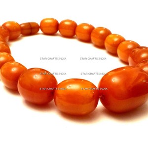 Producto antiguo más vendido de collar de resina y madera de alta calidad del fabricante indio - Product Image 6