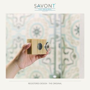 SAVONT SoapGrip, support à savon magnétique personnalisable en acier inoxydable, 24 mm, antirouille, forte adhérence, fabriqué en Allemagne, pour salle de bain - Product Image 4
