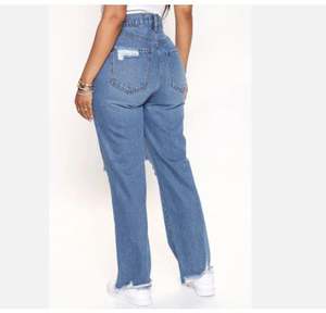 Pantalones Vaqueros de Mezclilla de Primera Calidad para Mujer, Estilo Recto, Desgastados, Lavado Medio, Ropa de Moda - Product Image 2