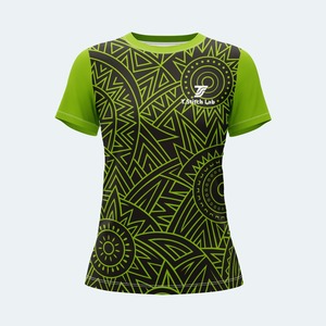 Regular Fit OEM Service Printed Short Sleeve Breathable Summer Canvas Cheap Price New Arrival Women Tribal Design <b>T</b> <b>Shirt</b> Quick - Product Image 6