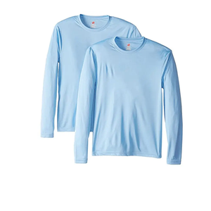 Camiseta unisex con logotipo personalizado de secado rápido, tela de sarga transpirable, estampado informal para hombre, diseño de protección solar bordado, manga larga - Product Image 4