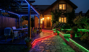 12V Waterproof LED Strip Light 180LEDs SMD2835 IP65 14W Flexible LED Tape Red Green Blue for Outdoor Indoor Accent Lighting - Product Image 4