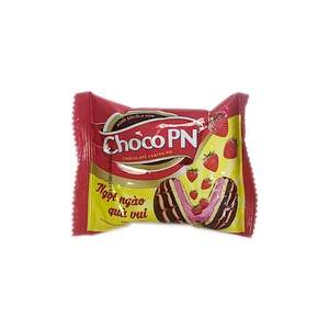 <b>Sweet</b> Taste Sugar Cookies Bulk Choco PN 264g <b>Box</b> Cocoa Flavored Chocolate Wafers Soft Marshmallow Strawberry Jam Biscuits - Product Image 1