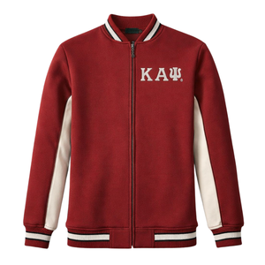 Veste de survêtement en polaire technique Kappa Alpha Psi, vêtement de performance pour fraternité grecque athlétique, rouge cramoisi - Product Image 3