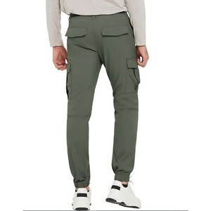 Pantalons de survêtement slim en toile pour hommes, logo personnalisé imprimé, qualité supérieure, respirant, molleton, pantalon de survêtement décontracté - Product Image 3