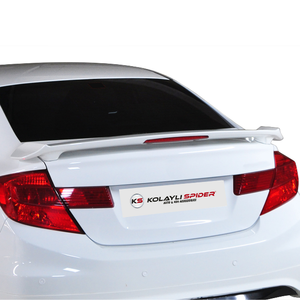 สปอยเลอร์หลัง FRP สำหรับ Honda Civic ปี 2012-2015 - ชุดแต่งปีกหลังสำหรับ Honda Civic รุ่นที่ 9 ปี 2012-2015 - Product Image 1