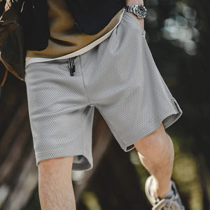 Short de sport de course à pied respirant à séchage rapide pour hommes, taille élastique, conception de basket-ball en maille, léger et solide - Product Image 5