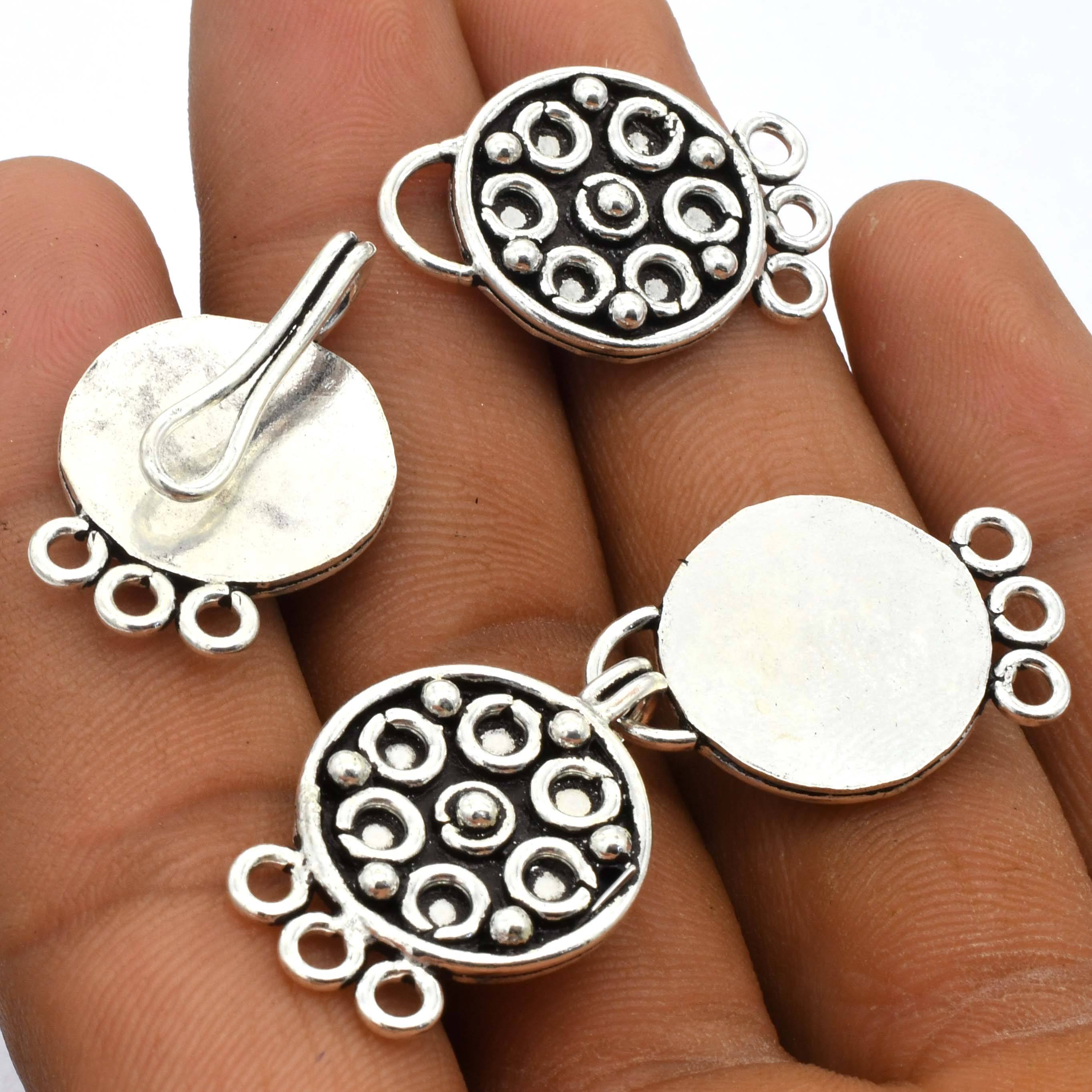 Oxidized Silver Plated-3Strand