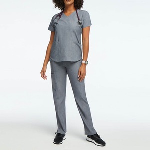 New Style Unisex <b>Nurse</b> <b>Scrub</b> Uniforms Wholesale High Quality Woven Cotton Blends Hospital <b>Scrub</b> Suits Made in Pakistan - Product Image 1