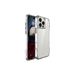 Étui en silicone transparent ultra-fin de luxe pour iPhone 16 Pro Max, coque arrière de protection antichoc, électro-plaqué givré Plus - Product Image 2
