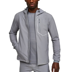 Ensemble de survêtement de sport 2 pièces personnalisé pour hommes, coupe-vent réfléchissant en nylon pour l'entraînement et la course, collection 2026 - Product Image 1