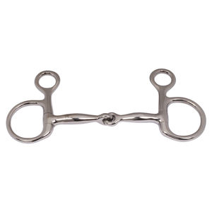 Broca Baucher, boca sólida articulada única, broca de caballo ecuestre duradera de acero inoxidable - Product Image 1