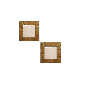 Espejo de pared de adorno de Arte Moderno, superventas, diseño antiguo, espejo de pared central decorativo, Color plateado para sala de estar y baño - Product Image 5