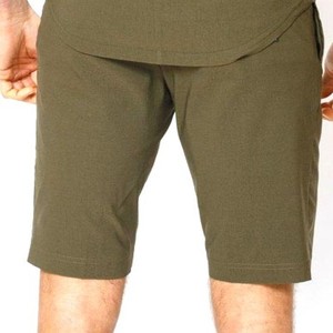 Haute qualité hommes décontracté ensemble court demi manches léger respirant été Durable t-shirt ensemble court Polyester/coton - Product Image 6